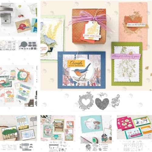 Sea Animal Bicycle Piratess Clear Stamp and Metal Cutting Dies Seal for DIY Die Scrapbooking Photo Album Card Making Decoration