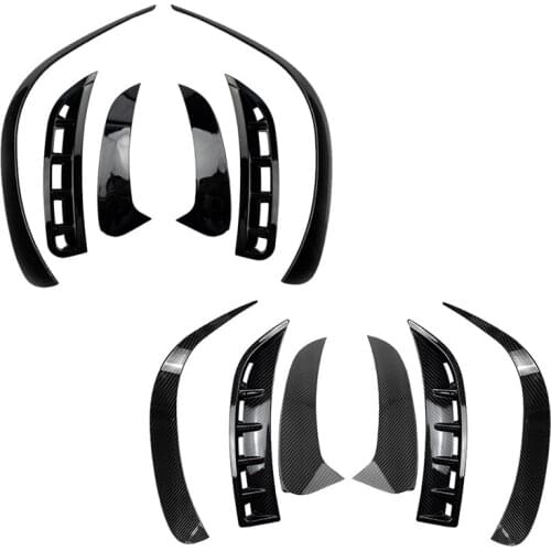 6Pcs Car Front&Rear Bumper Splitter Spoilers Trim for Mercedes-Benz GLE W167 2020 AMG