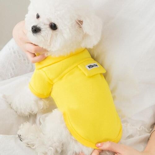 Pet Shirt Embroidered V Shape Neck Fabric Spring Summer Ultra Thin Pet Blouses Apparel Costumes Puppy одежда для собак