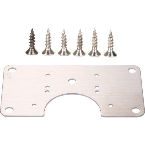 Hinge Window Plate Repair Fixing Plate Cabinet Door Hinge Plate Hardware Repair Installer Stainless Steel Accessory