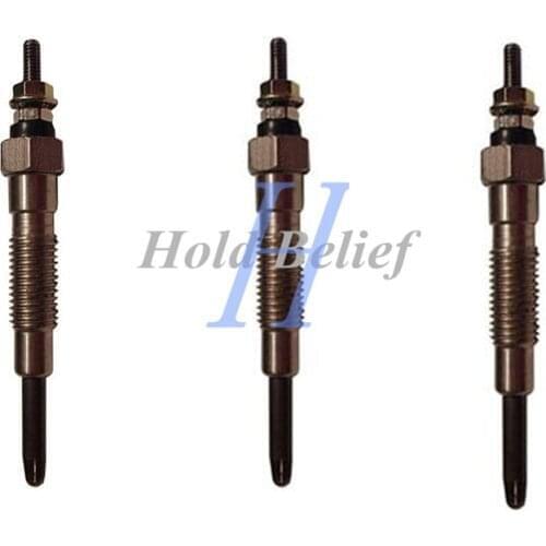 3Pieces Glow Plug For Kubota B5200D B5200E B8200D B7100 B5100D B5100E B6100E B6100HST-E B6200E B6200HST-D B6200HST-E B7200D