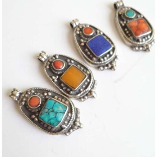 TBP039 Nepal Vintage Jewelry Handmade Lovely Charms Multi Colors