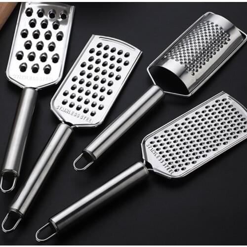 Stainless Steel Cheese Potato Grater Multi-function Lemon Orange Nutmeg Vegetable Fruit Handheld Zester Kitchen Tools