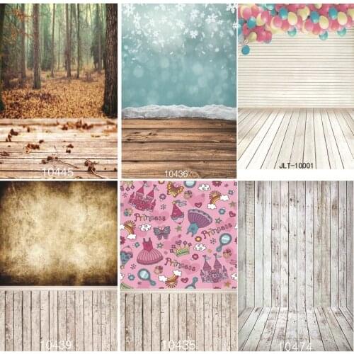 Vinyl Custom Photography Backdrops Prop Wooden Planks Photography Background JL-36