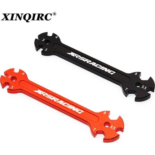 XINQIRC 6 in 1 RC Hudy Special Tool Wrench 3/4/5/5.5/7/8MM for Turnbuckles & Nuts