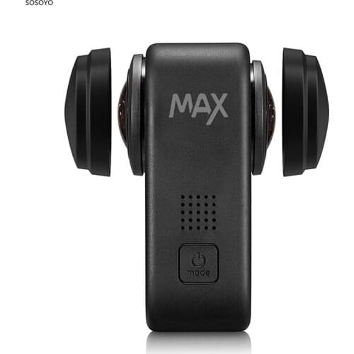2pcs Soft Silicone Lens Cap Protector cover For GoPro Max Action Camera Shockproof Guard Anti-scratch Accessories