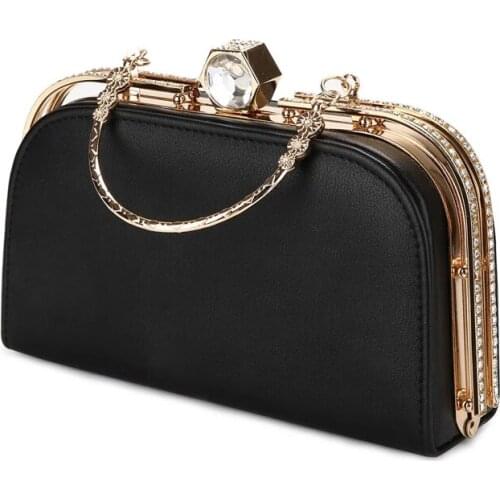 Women Handbags Fashion Casual PU Evening Bag Day Clutches Womens Purse Wallet Wedding Bags Crystal Female Clutch