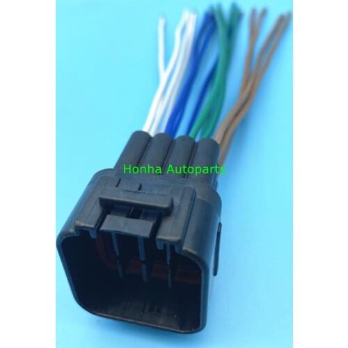 Free Shipping 10/20/50pcs black waterproof electric wire auto cable sumitomo 16pin way male connector plug 6085-0510 wire haress