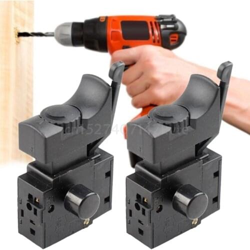 2pcs FA2-6/1BEK Lock on Power Tool Electric Drill Speed Control Trigger Switch R9CA