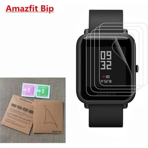 200pcs For Xiaomi Huami Amazfit Bip BIT PACE Lite Smart Watch Film High Definition Full Coverage Soft TPU Screen Protector