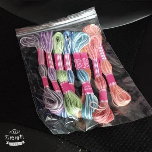 Multi Colors 8pcs/lot Durable Polyester Dyeing Line Sewing Cross Stitch Embroidery Threads For DIY Sewing Tools Accessories yi