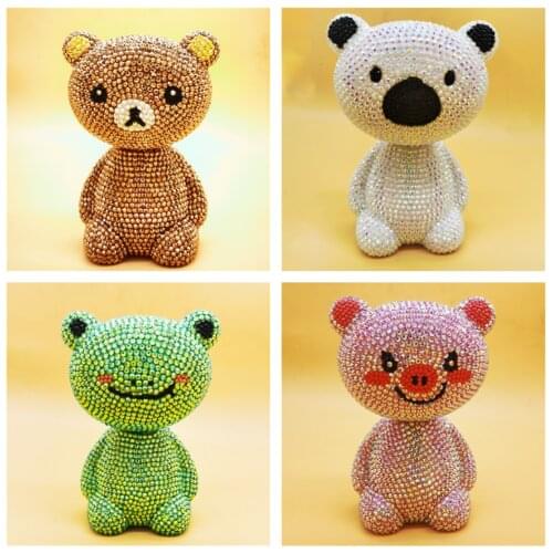 DIY Diamond Painting LED Light Lamp Diamond Embroidery Table Lamp Bear Diamond Mosaic Home Desk Decor Christma Gift Without Glue