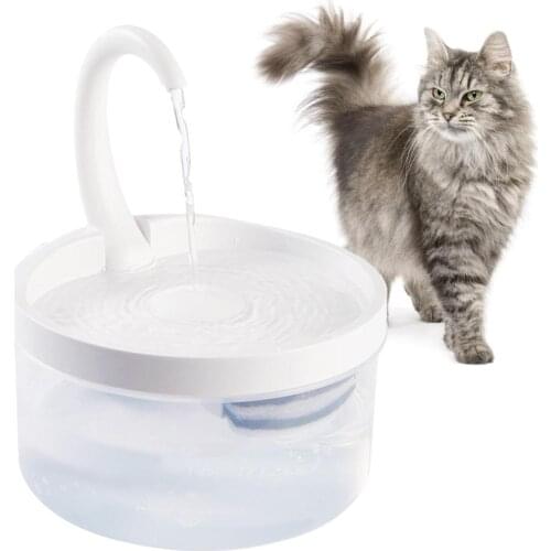 Cat Water Fountain Swan Neck Shape Dog Drinking Bowl Pet USB Automatic Water Dispenser Water Shortage And Power Failure