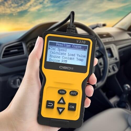 Car OBD 2 scanner Engine code reader Fault detector ELM327 Diagnosis tool motor test