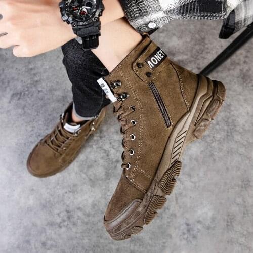 Black Boots Men Winter Boots For Men Mens MEN ANKLE BOOTS Home Ankle Sneakers Casual Shoes Zapatillas Hombre Chelsea