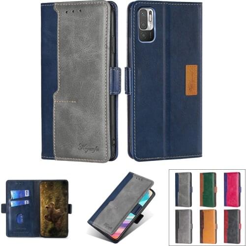 Case for Xiaomi Redmi Note10 Wallet Flip Cover 5G 4G Coque Leather Silicone Card Slots Phone Case for Redmi Note 10 Fundas