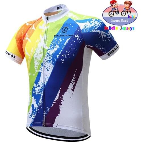 Children Cycling Jersey Summer Boys Mtb Motocross Kids Cycling Clothing MTB Road Bike 2021 Suits Ropa De Ciclismo Girl Jersey