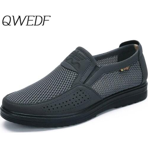 MenS Casual Shoes Men Summer Style Mesh Flats for Men Loafer Creepers Casual High-End Shoes Sapato Masculino A10-02