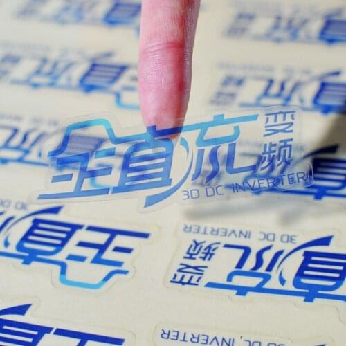 Custom logo brand CMYK printing adhesive waterproof fruit juice label sticker