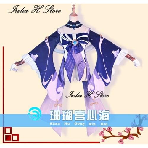 Game Genshin Impact Cosplays Sangonomiya Kokomi Dress Cosplay Costume Halloween costumes