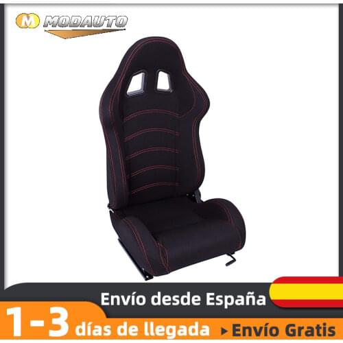 MODAUTO sports car seat, adjustable Semibaquet, with rails included, Universal for driver/passenger, model N190