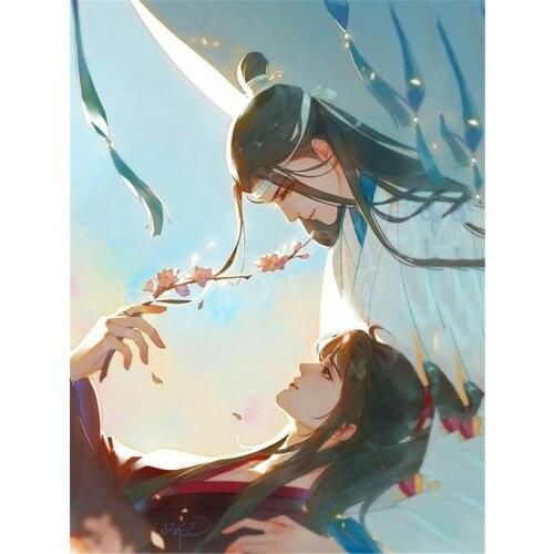 Mo Dao Zu Shi Printed 11CT Cross-Stitch DIY Embroidery Set DMC Threads Craft Hobby Handicraft Handmade Sales Magic