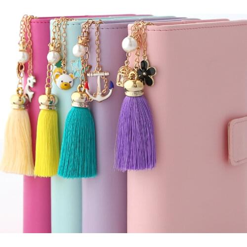 Jamie Notes Creative Fashion Tassel Pendant For Dokibook Filofax Notebook Decoration Loose Planner Accessories For Girls Gift