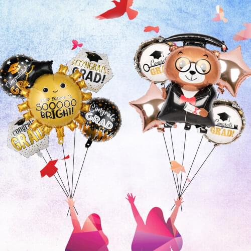 Graduation Balloon Graduation Gift Helium Foil Balloon Congratulation Graduation High School Graduation Party Decorations