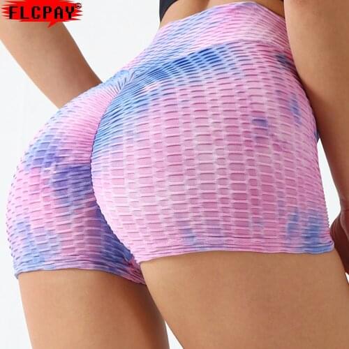 New Summer Sport Shorts Women High Waist Elasticated Seamless Fitness Leggings Push Up Gym Training Gym TightsaTthletic Shorts