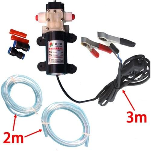New PROFESSIONAL Crocodie Clip DC 12V Engine Oil Extractor Change Pump Engine oil Diesel Suction Pump Extractor Transfer Set