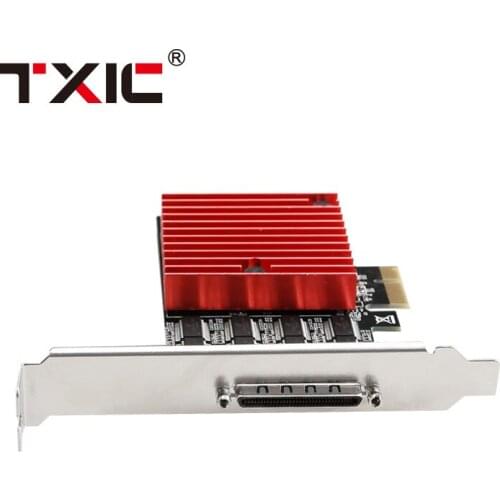 Network Cards 8 Serial Port Card PCI Express Card for Computer Accessories with Chipset ASIX 9900 Expansion Card