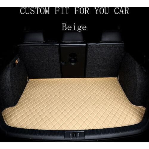 Special custom made Car trunk mats cargo Liner for Land Rover Discovery freelander Sport Range leather Anti-slip car-styling car