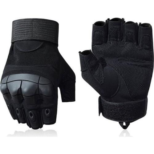 Outdoor Tactical Gloves Airsoft Sport Gloves Half Finger Type Military Men Combat Gloves Shooting Hunting Gloves