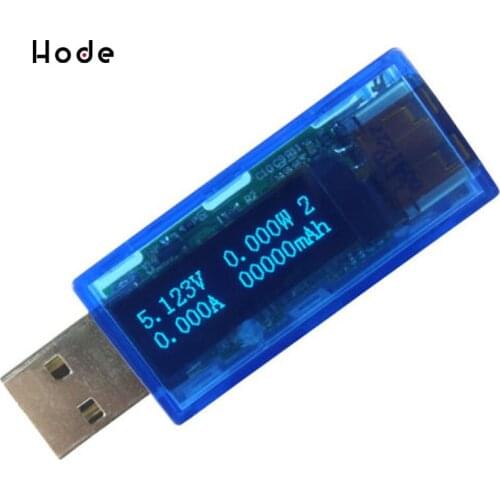 Usb capacity tester 4 Bit OLED usb mobile electrical power voltage current meter USB Charger Doctor