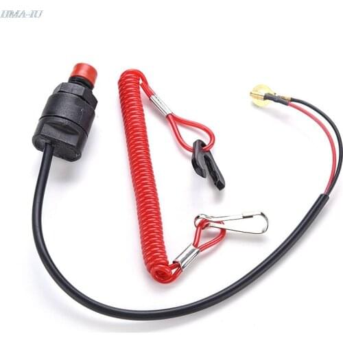 1PC New Universal Boat Outboard Engine Motor Kill Stop Safety Tether Lanyard Accessories Motorcycle Switches