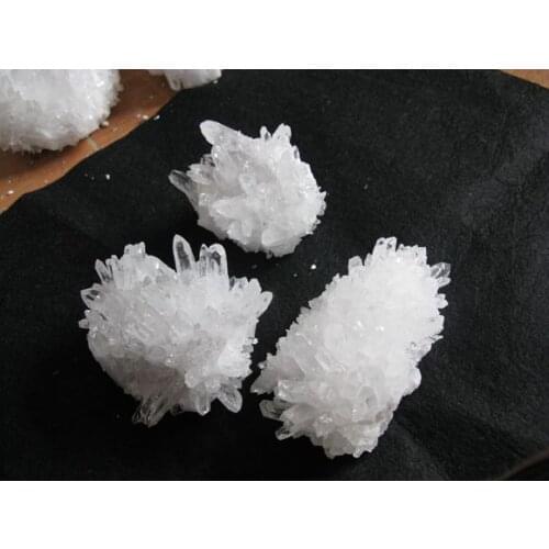 3pcs natural rock quartz crystal cluster original