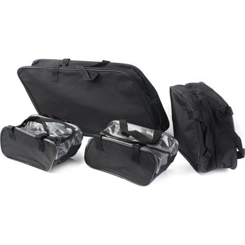 4x Motorcycle Saddlemen Saddlebag Saddle Bag Rainproof Packing Cube Liner Set for Harley Touring Electra Road Glide