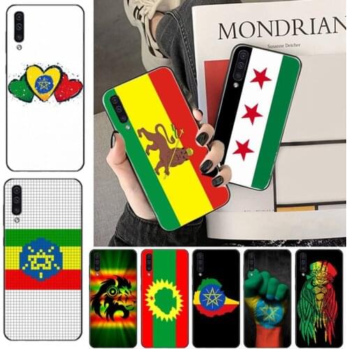 Retro ethiopia flag Phone Cases For Samsung galaxy S 7 8 9 10 20 edge A 6 10 20 30 50 51 70 note 10 plus
