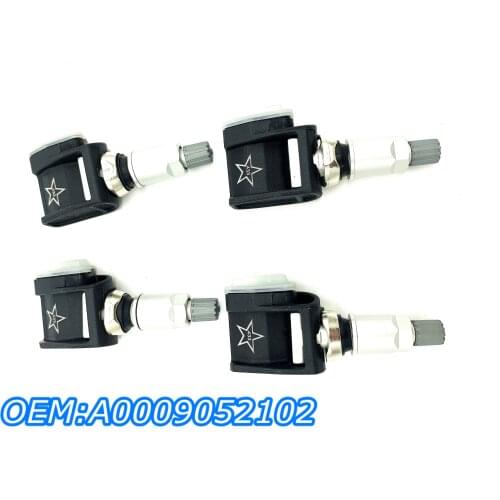 4PCS TPMS Tire Pressure Sensor 36106887147 A0009052102 0009052102 For Mercedes-Benz E-Class W213 CLS BMW X7 SUV Alpina 433 MHz