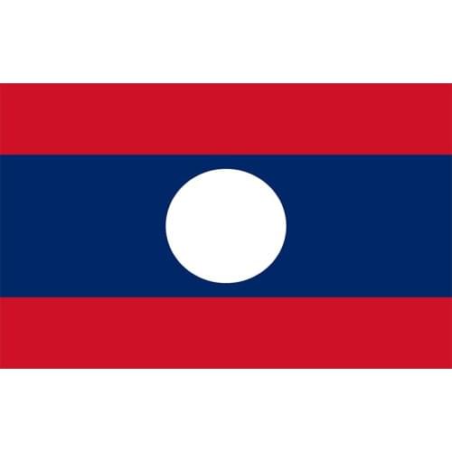 Laos Flag Yehoy hanging 90*150 cm Lao Peoples Democratic Republic For Decoration