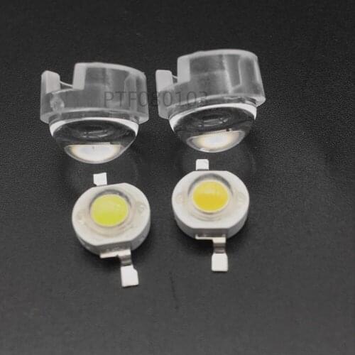 13mm LED IR Mini Lens 15 30 45 60 90 100 Degree Integrated Holder, 1W 3W 5W Synthetical LED Power Lenses Reflector Collimator