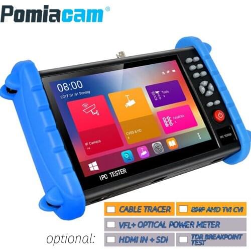 IPC-X Professional CCTV Tester Monitor support PTZ H.265 4K 8MP camera test for Dahua Hik Camera test, Multi-functional optional
