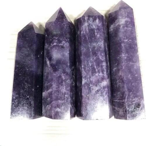 Lepidolite Wand Point Natural Stones For Home Decoration