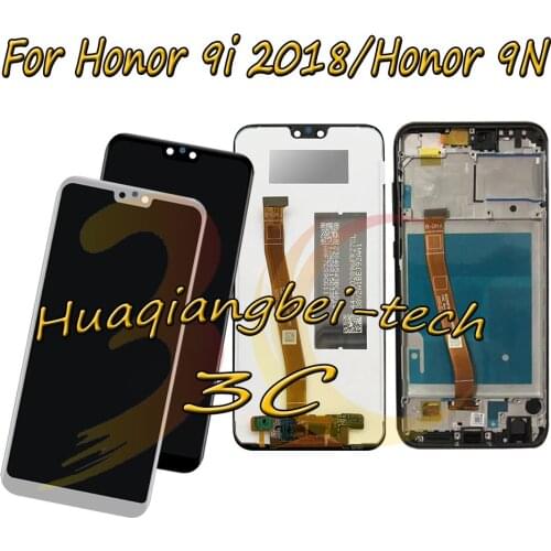 5.84'' New For Huawei Honor 9i 2018 / Honor 9N LLD-AL30 LLD-AL20 Full LCD DIsplay + Touch Screen Digitizer Assembly With Frame