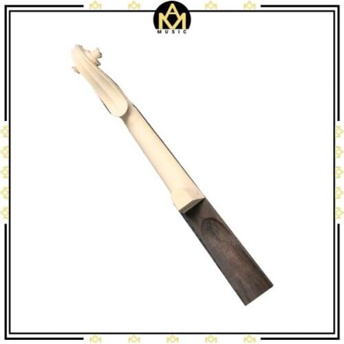 New for 1/8 1/4 1/2 3/4 4/4 Violin Parts Maple Neck Carved Scroll Ebony Fingerboard Violin Luthier