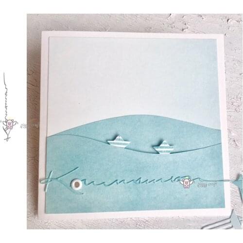 PP Craft metal cutting dies cut die mold German Communion letters Scrapbook paper craft knife mould blade punch stencils dies