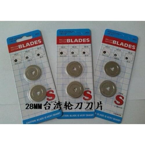 10pack 28MM straight ROTARY CUTTER BLADES fit for olfa,fiskar,sewing craft DIY high speed steel quality