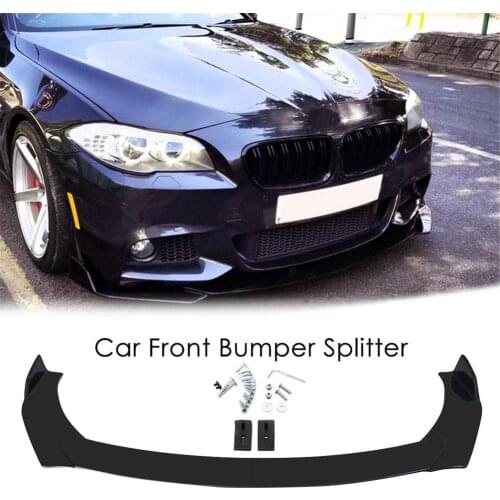 Car Front Bumper Splitter Lip Spoiler Diffuser Guard Body Kit For Volkswagen For VW For Golf MK7 MK7.5 2014 2015 2016 2017