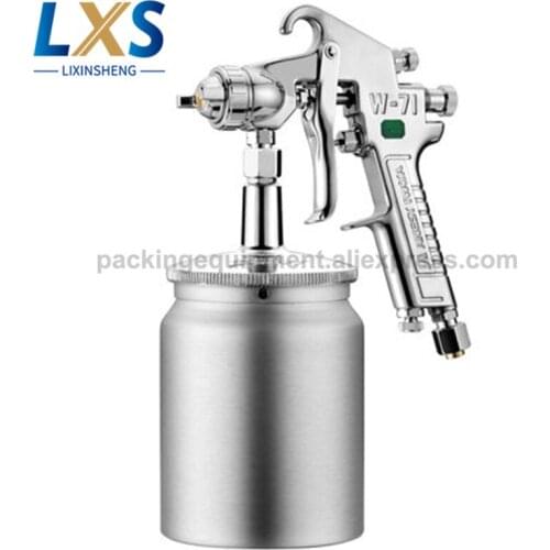 Japan Iwata Lower Pot Type W-71-S 1.0/1.3/1.5/1.8mm Spray Gun Furniture Car Spray Paint Spray Gun Hand Manual Spray Gun
