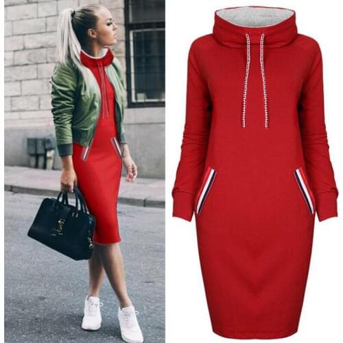 Winter Hoodie Women Dress Casual Hooded Pocket Long Sleeve Pullover Sweatshirt Harajuku Warm Hoodies Sweatshirts